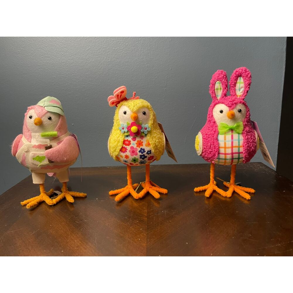Featherly Friends Spring 2025 Birds Tint Hue Scribble Set of 3 Target